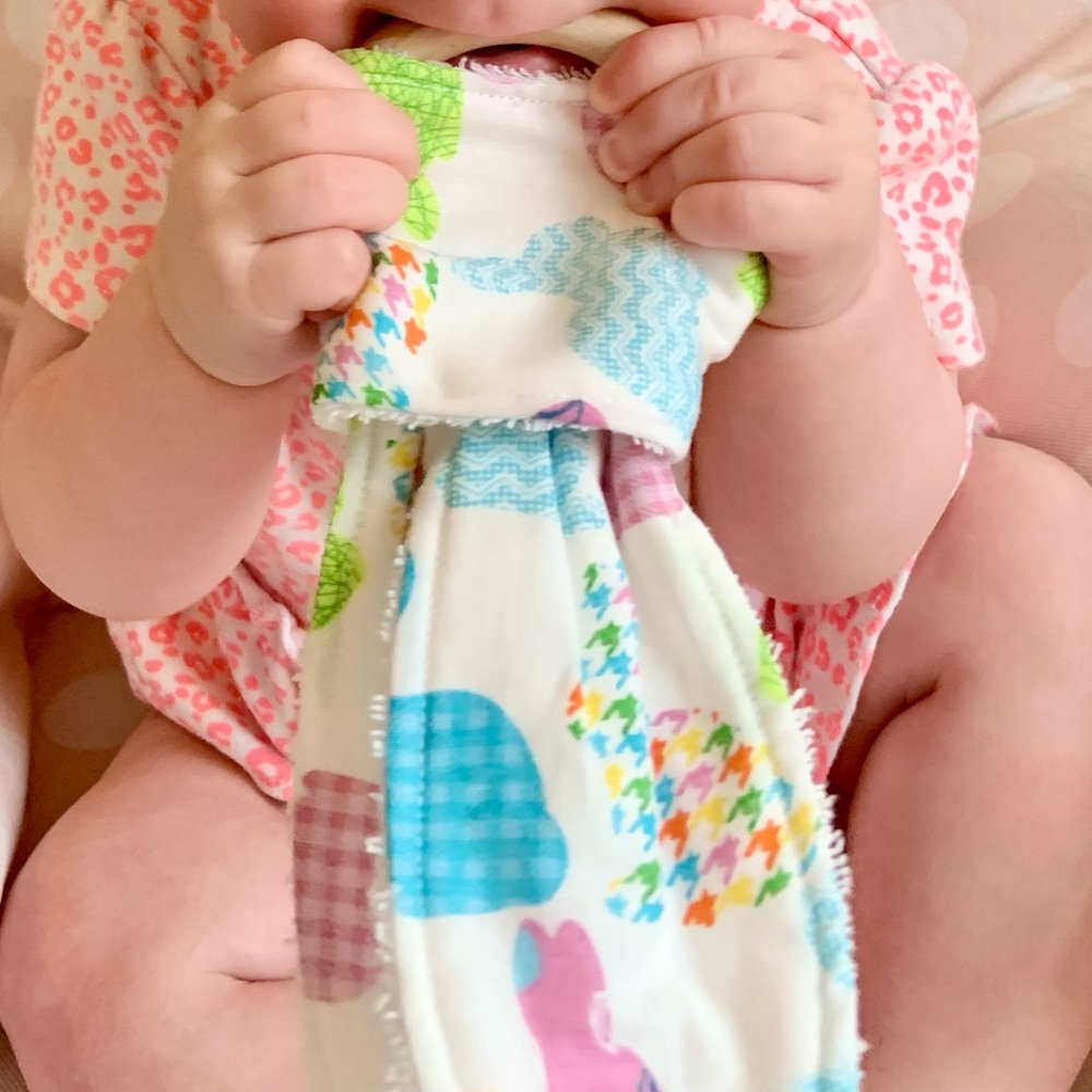 Handmade Bunny Ear Teethers- Great Easter basket stuffer!